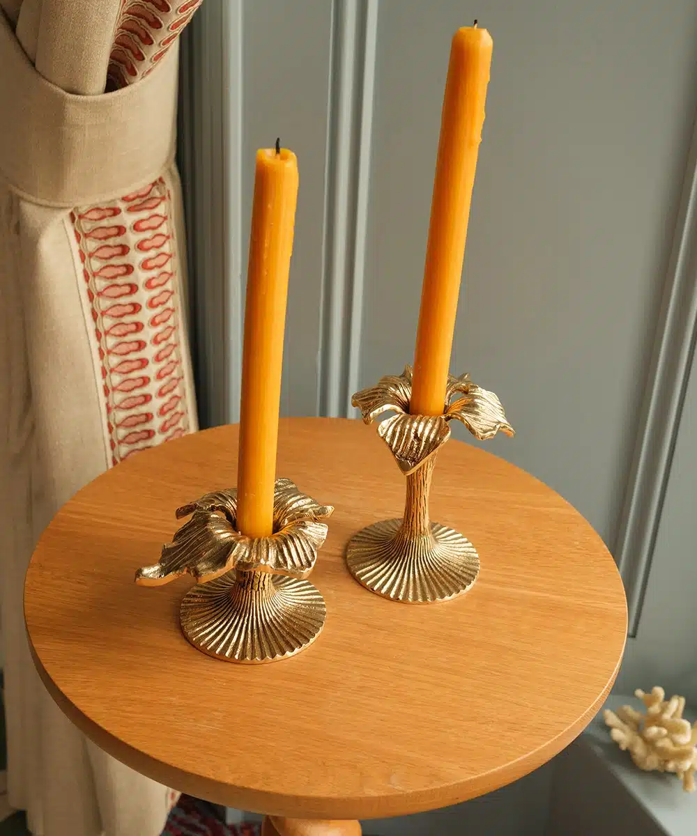 Doing Goods - Hailey Hibiscus Candle Holder Short