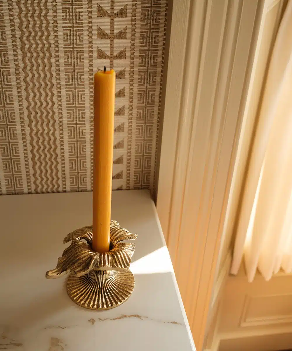 Doing Goods - Hailey Hibiscus Candle Holder Short