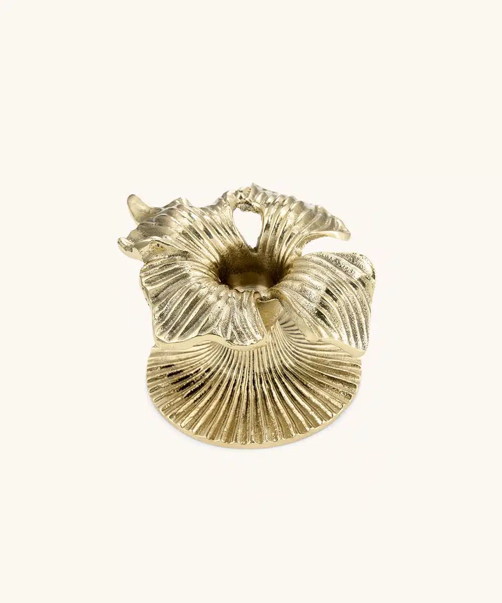 Doing Goods - Hailey Hibiscus Candle Holder Short