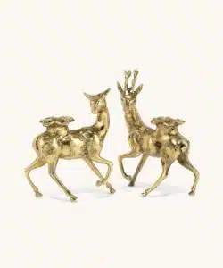 Doing Goods - Lovely Deer Candle Holder Set