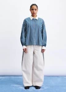 FRNCH - Blouse Mandrakia - Blue Petrole