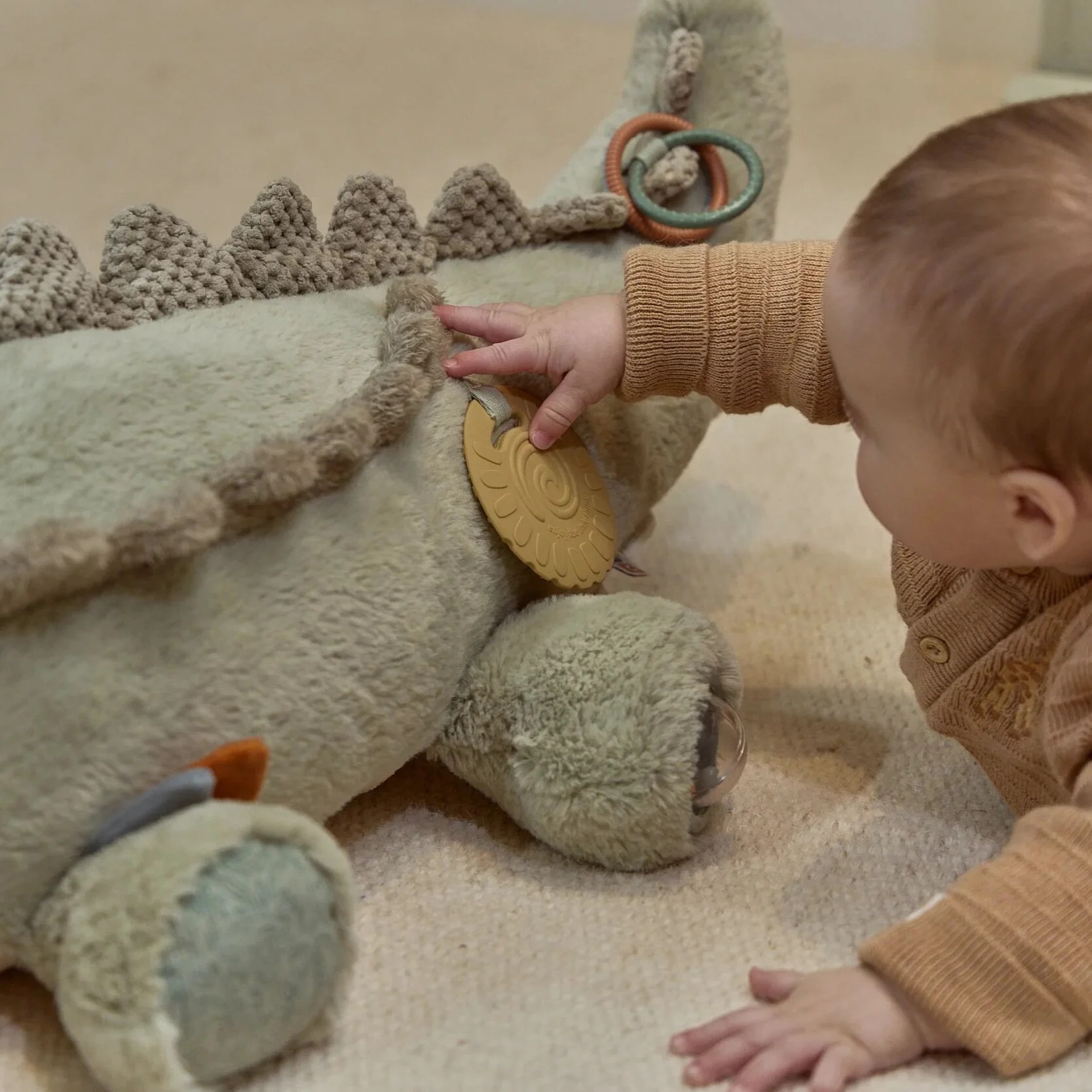 Little Dutch - Activiteitenknuffel Krokodil XL Safari Friends