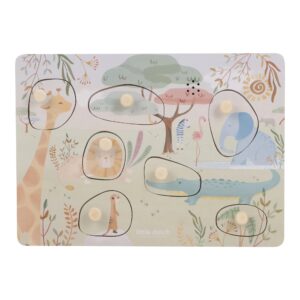 Little Dutch - Geluidenpuzzel - Safari Friends
