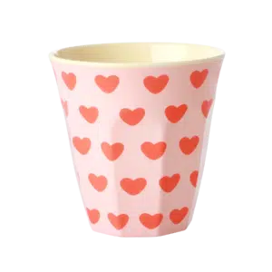 Rice - Beker - hartjes print