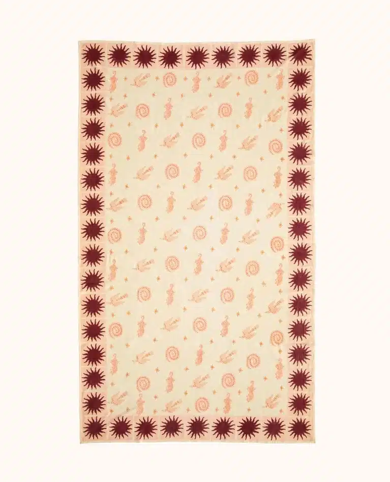 Casa Juna - Tafelkleed Pink Wildlife 140x250