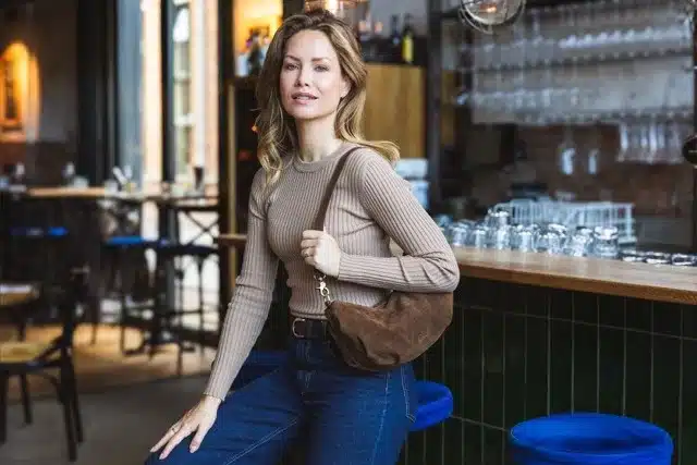 Chabo Bags - Suede Bobby Banana Bag - Cacao