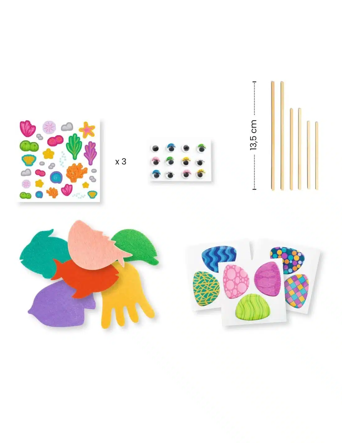 Djeco - Collagefrutsels Vrolijk Aquarium