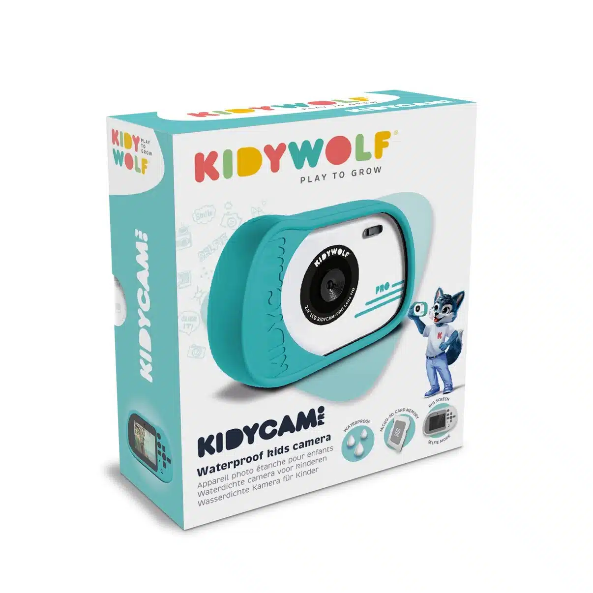 Kidywolf - Kidycam - Waterdichte digitale camera - Blauw