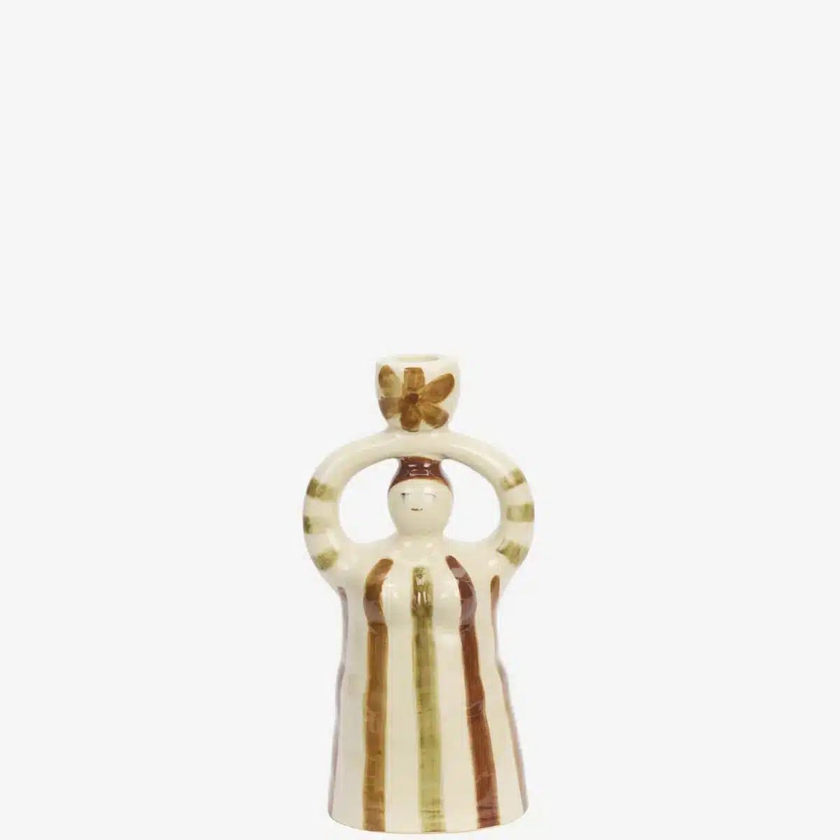 Madam Stoltz - Hand-painted candle holder figurine