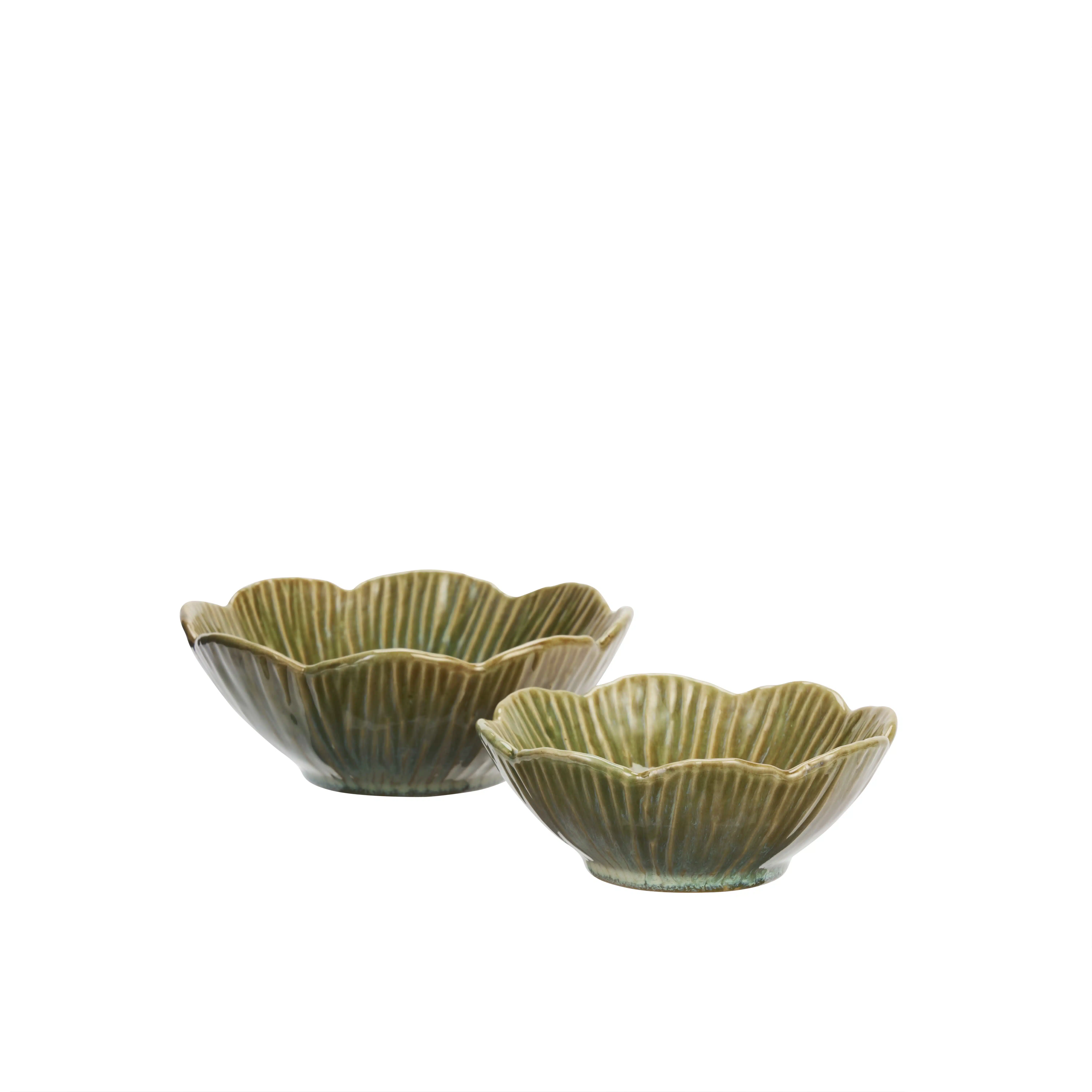 Madam Stoltz - Stoneware bowl - Yellow
