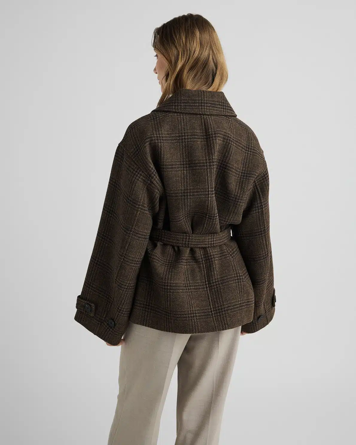 MSCH - Amaranda Jacket CHK - Hot Fudge Rubbe