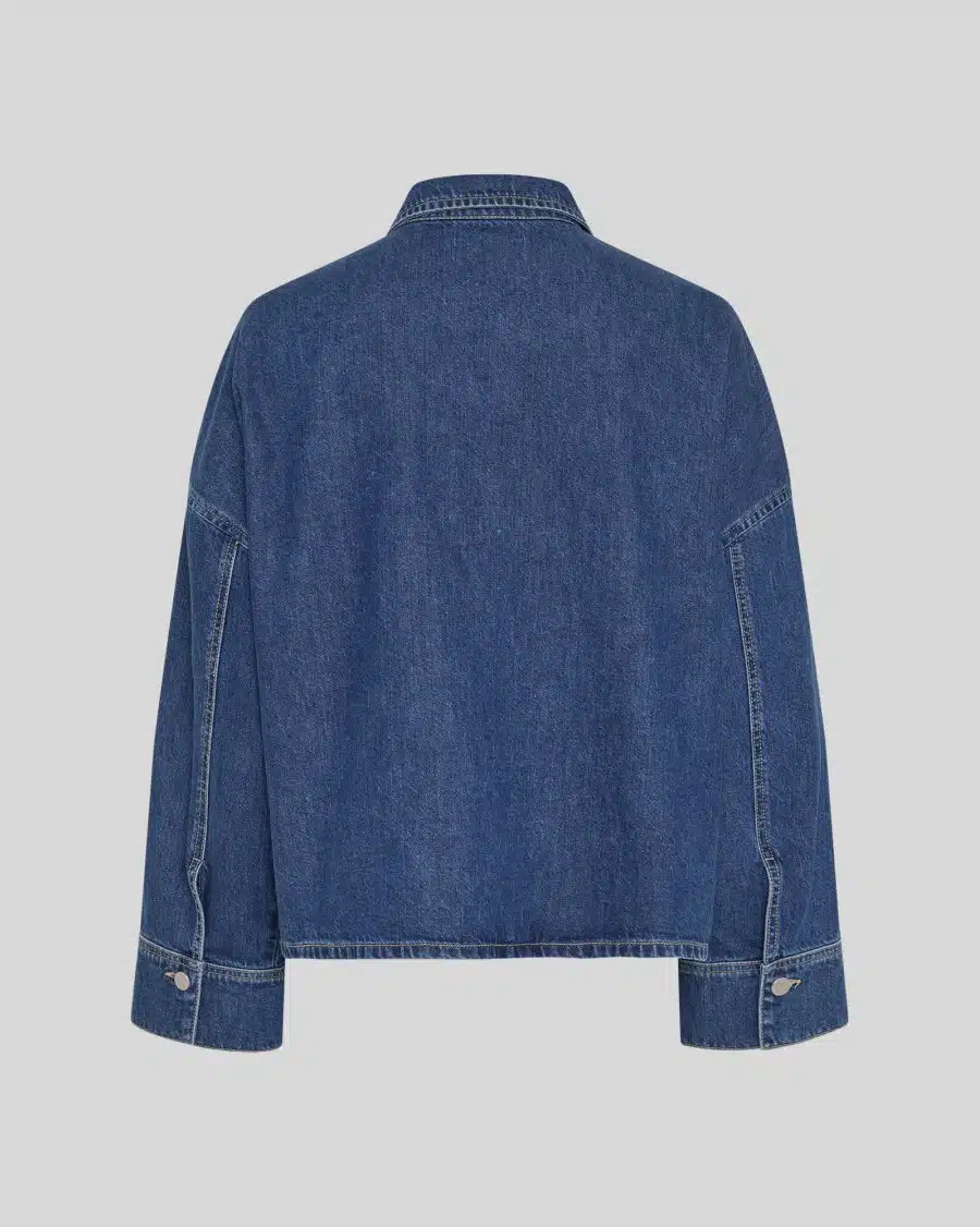 MSCH - Loa Lis Denim Shirt - Mid Blue Wash