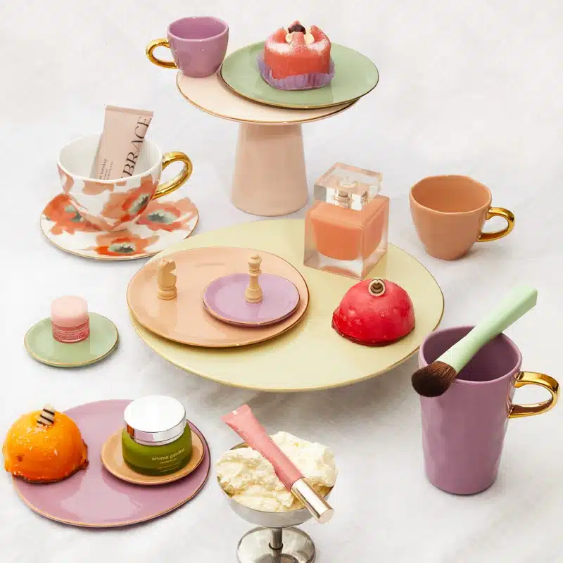 Urban Nature Culture - Good Morning cake stand - Old Pink
